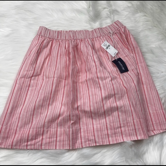New GAP Women’s Casual Mini Striped Print White Lined Skirt Size XS - Picture 2 of 7